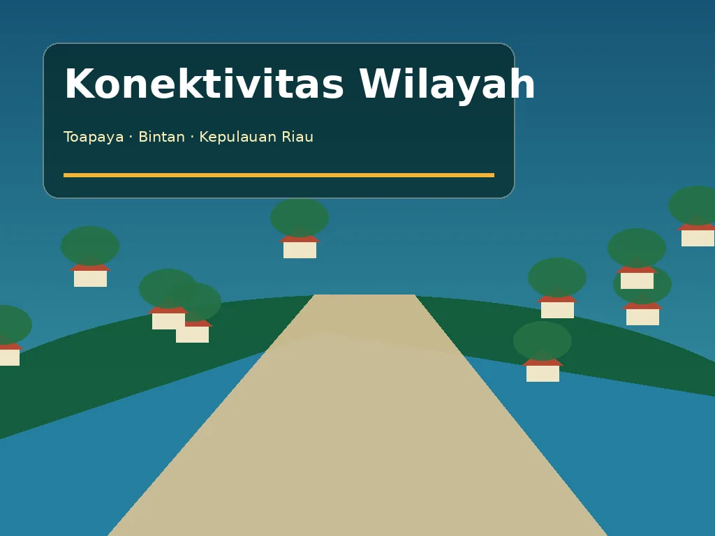 Ilustrasi konektivitas Desa Toapaya