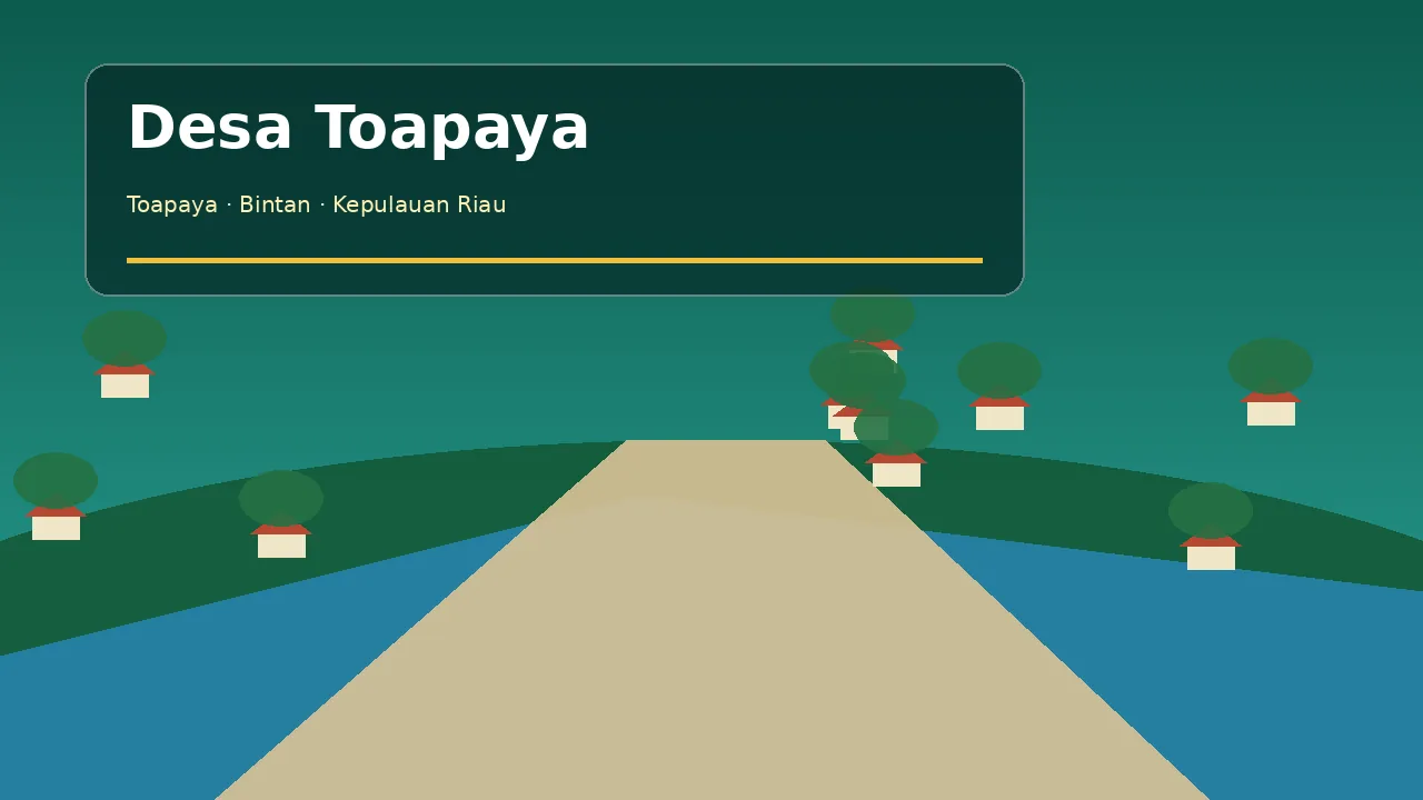 Ilustrasi lingkungan Desa Toapaya